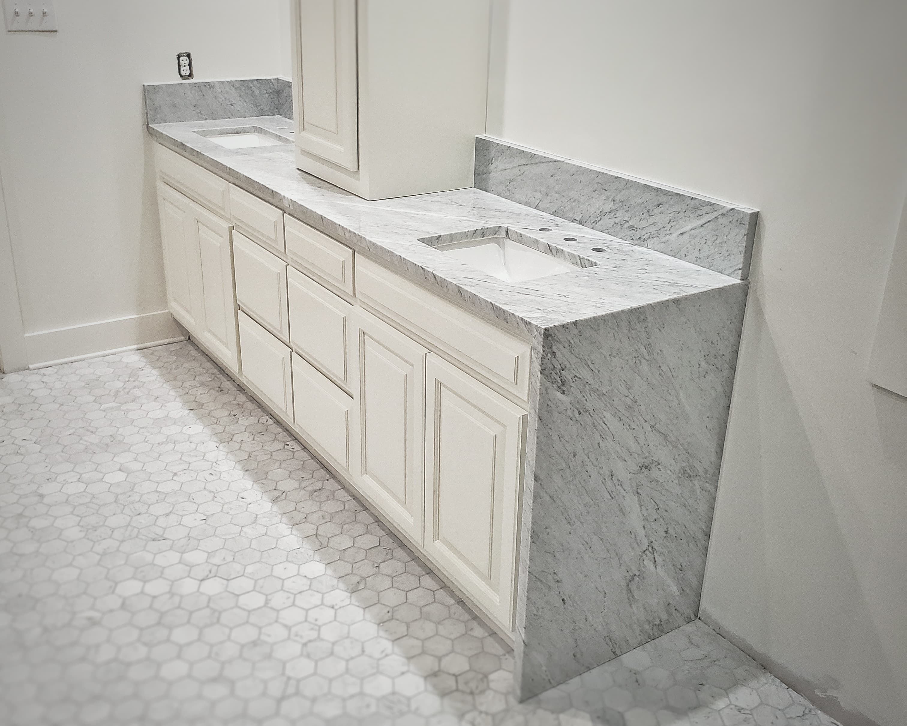 A fireplace we fabricated and installed